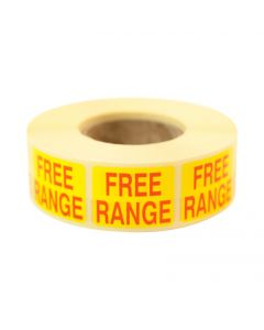 FREE RANGE LABELS (24 X 30MM)